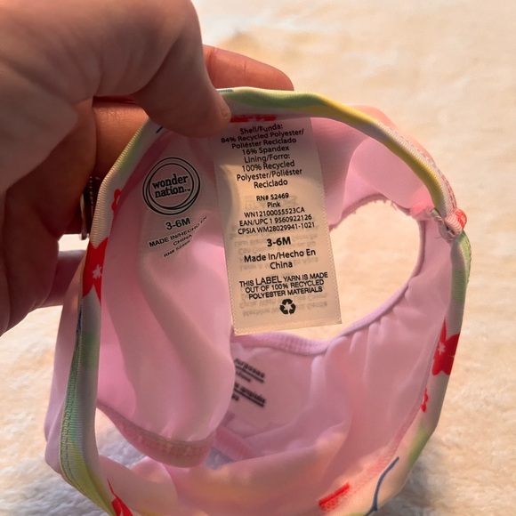 Wonder Nation Baby Swimsuit Set - Picture 2 of 3